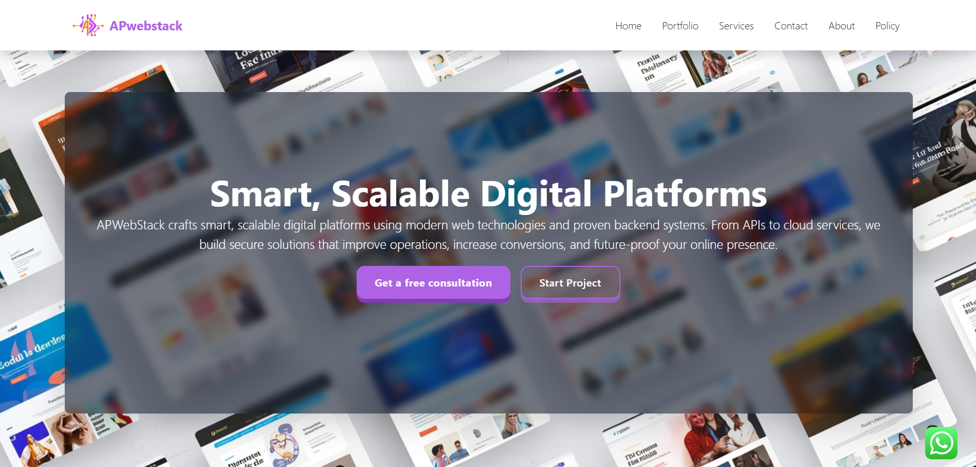AP Web Stack Business Website